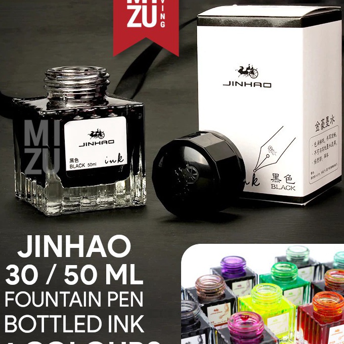 

Langka JINHAO 51 Fountain Pen Ink 3 5ML Bottle Tinta Fountain Pen Water Resistant Aman Untuk Pen