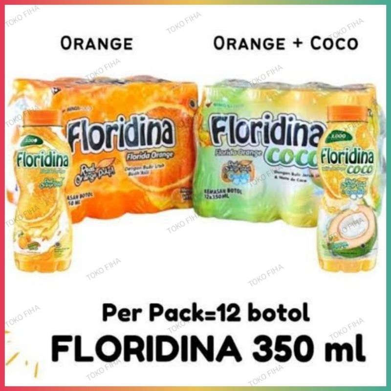 

Floridina Orange & Coco 350ml - 1 Pack isi 12 Botol