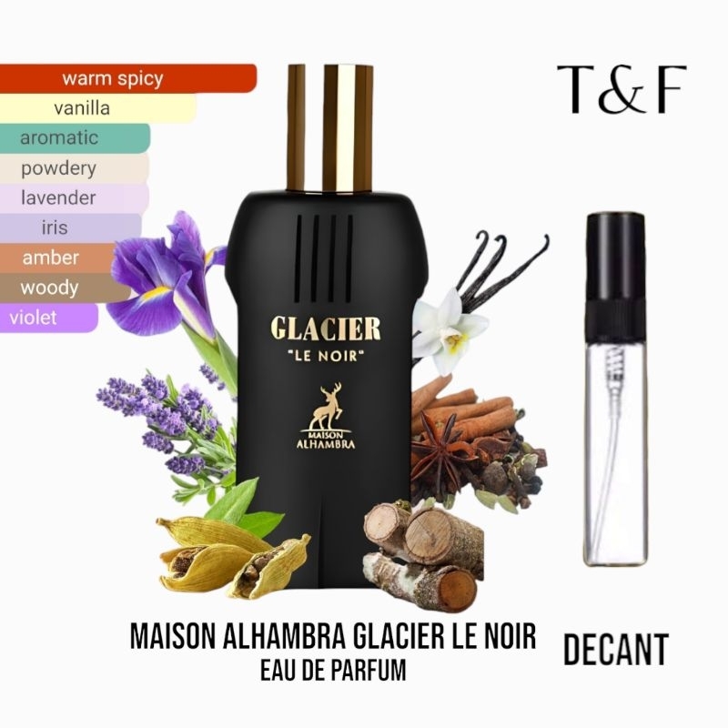 Decant Parfum Maison Alhambra - Glacier Le Noir EDP for Men