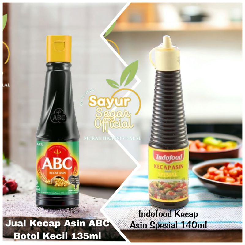 

Kecap Asin Botol 133ml Berbagai merk ( Random )