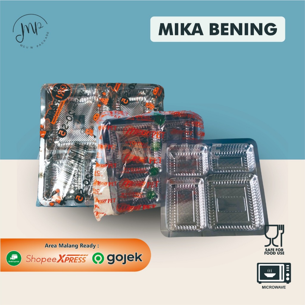 MIKA SAMIR / MIKA SEKAT 4 5 / MIKA 18X18 / 20X20 / MIKA NASI KOTAK / MIKA CATERING