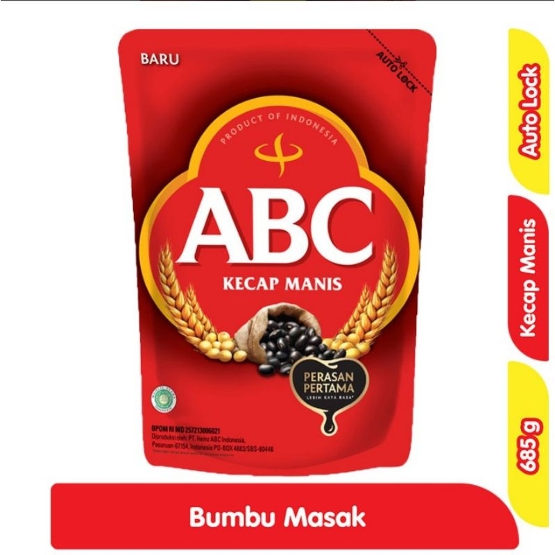 

ABC Kecap Manis Reffil 685 g Murah - Adiba Shop
