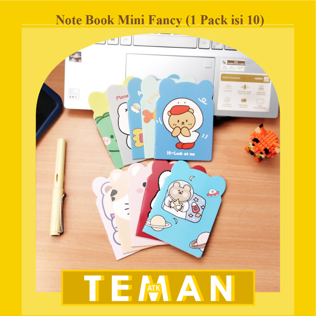 

Notebook Mini Karakter / Buku Mini / Pocket Book Karakter - (1 pack isi 10pcs)