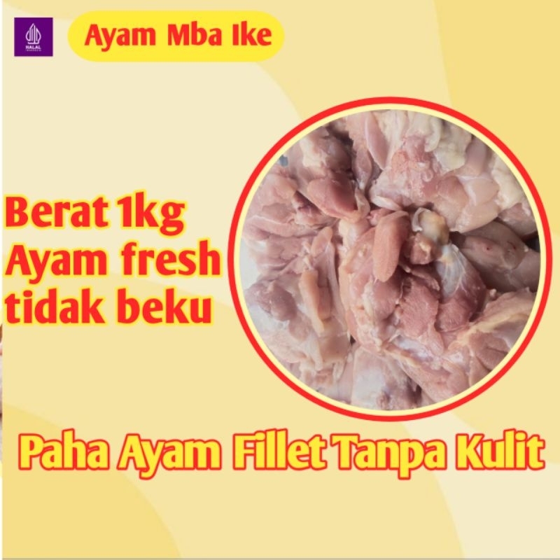 

Fillet Paha Ayam Fillet 1kg Bonles Tanpa Kulit - Ayam Mba Ike