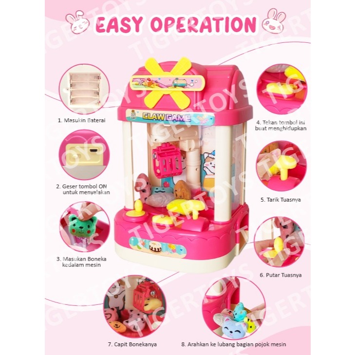 CLAW MACHINE GAME CLAW MACHINE TOYS GACHA BOX TOYS