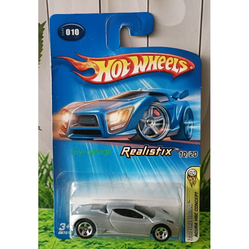 HOT WHEELS ACURA HSC CONCEPT BLUE CARD