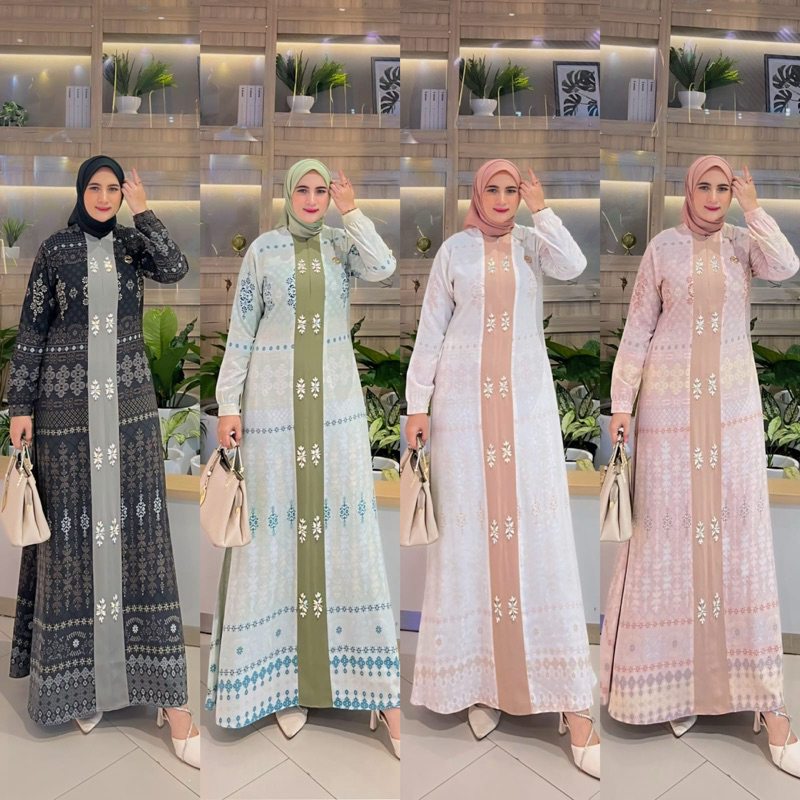 Gamis Humaira Dress Fit Jumbo Gamis Kondangan