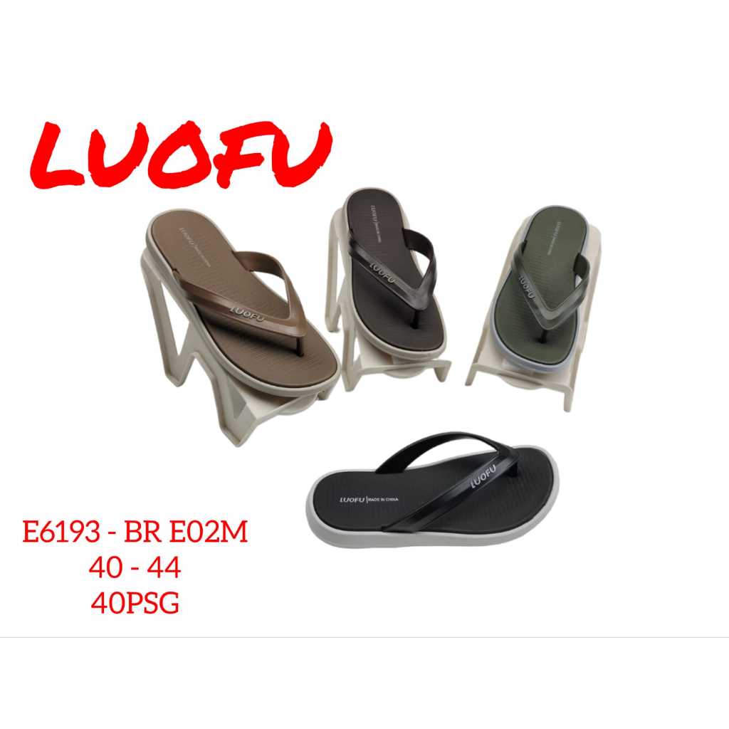 LUOFU Sendal Jepit Jelly Karet