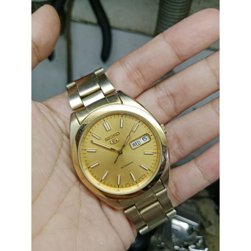 Jam tangan SEIKO 5 automatic original bekas/seiko 7s26-0420