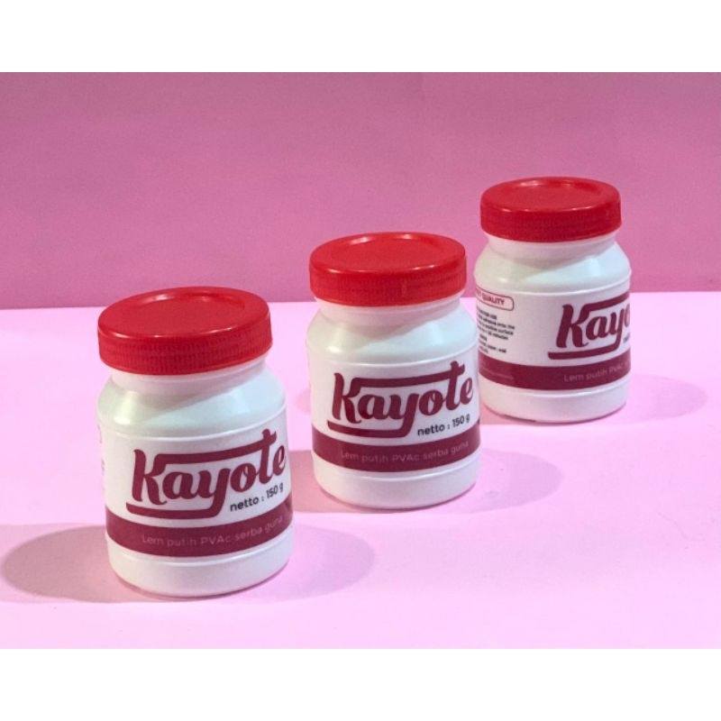 

lem putih kyote 150gr isi 6