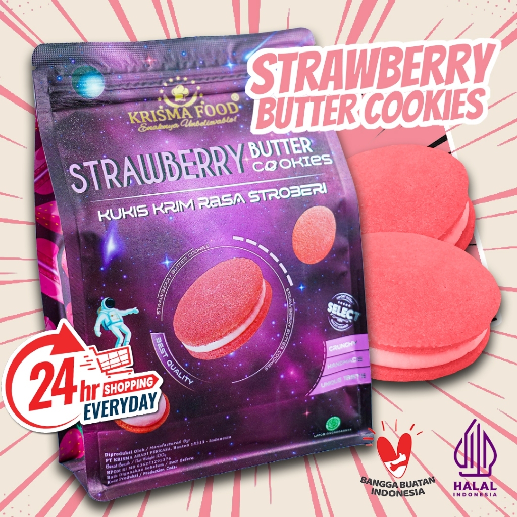 

BUTTER COOKIES KRISMA FOOD PCS - BELI 4PCS GRATIS 1PCS