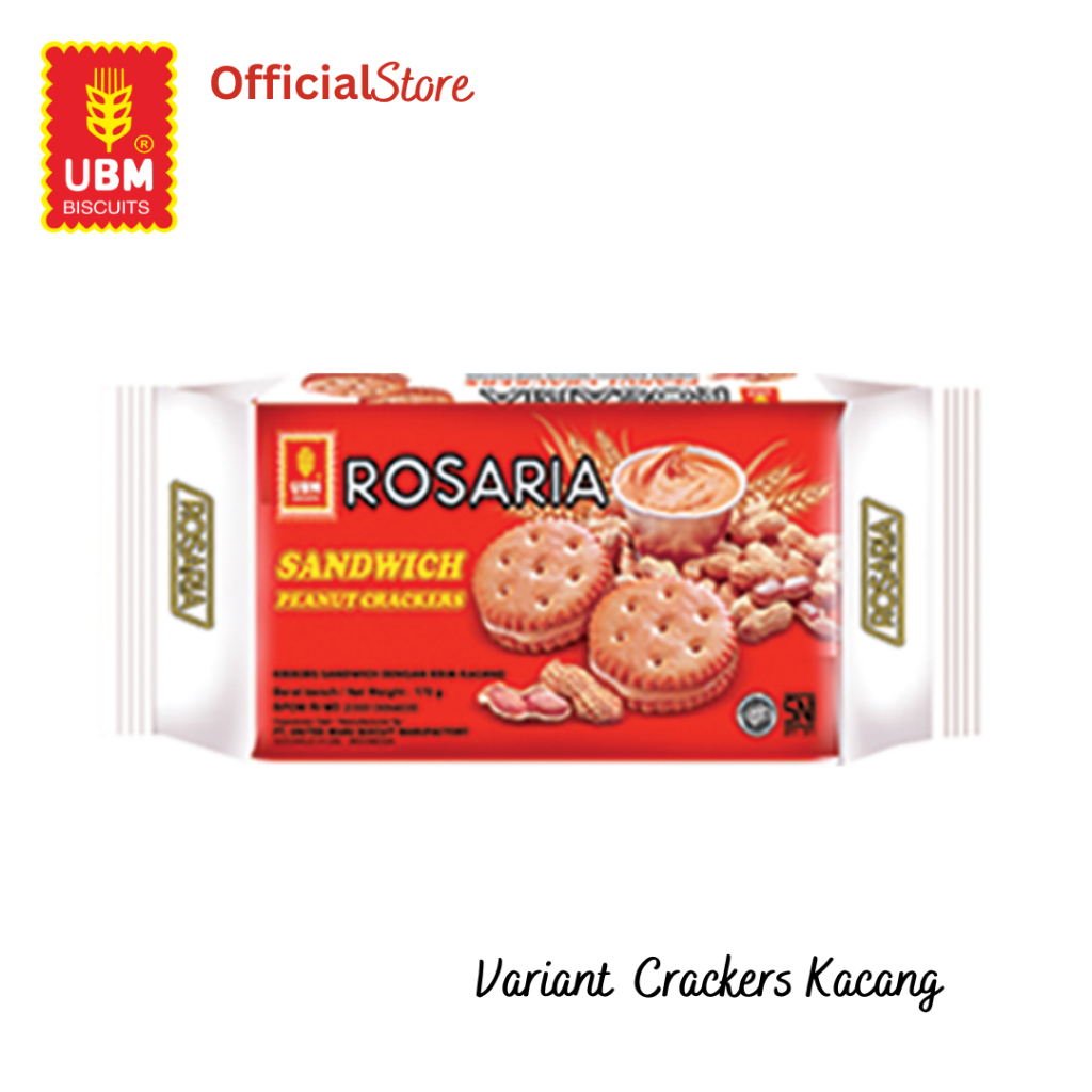 

UBM Biscuit Rosaria Peanut/ Kacang 170gr