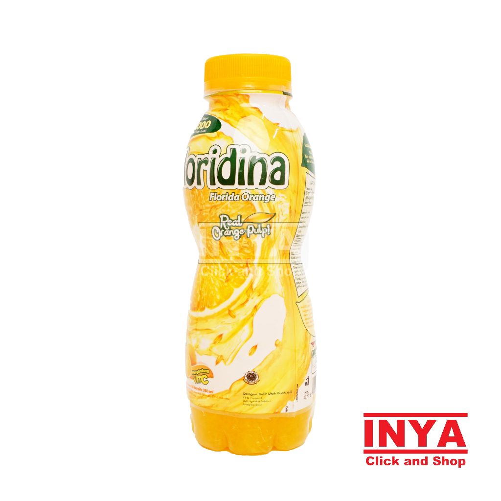 

Floridina Orange Pulp 350ml Florida Orange Real Pulp - Minuman Vitamin C - Soft drink