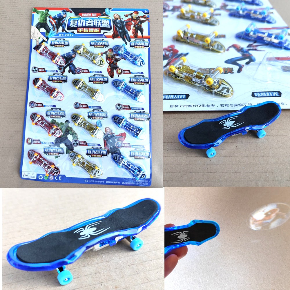 Mainan skateboard dengan projector - skateboard mini senter - skateboard mini projector - skateboard