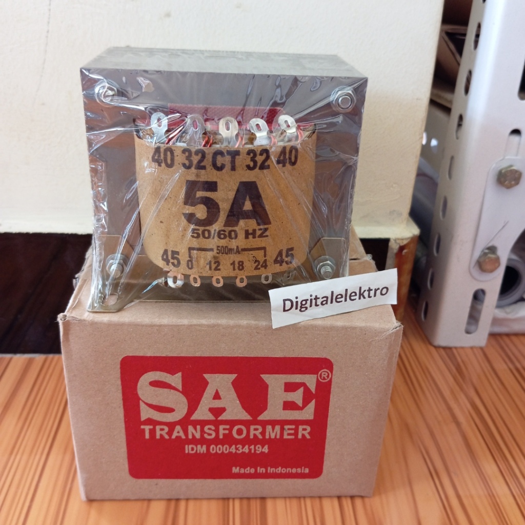 TRAFO TRAVO SAE MURNI 5A ct 45V trafo sae 5 ampere  ct 45 volt