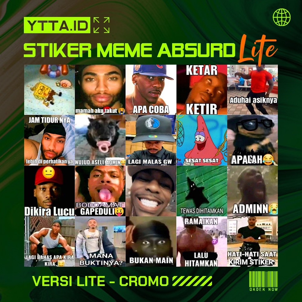 

STIKER MEME ABSURD | STIKER MEME JAWIR | STIKER MEME JOMOK - VERSI LITE