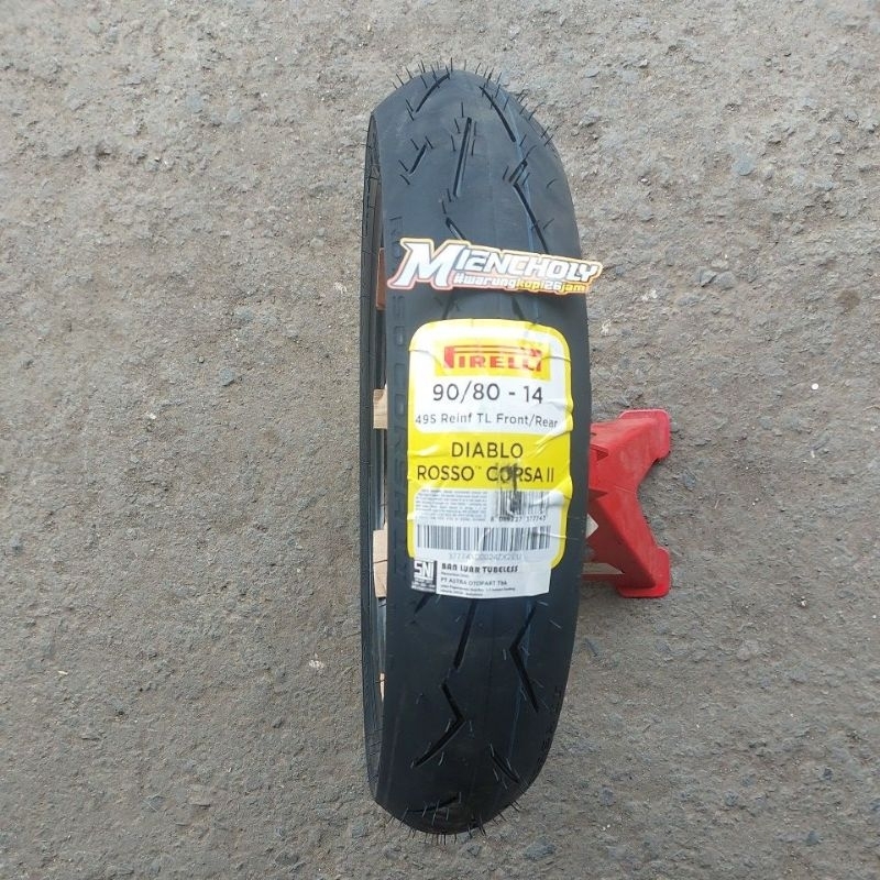 BAN PIRELLI DIABLO ROSSO CORSA II 90 80 14 BAN RACE PIRELLI DIABLO ROSSO CORSA 2 RING 14 90 80
