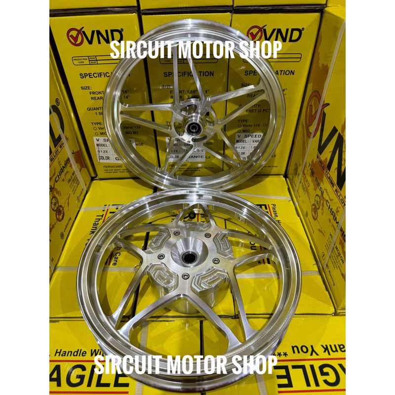 VELG VND BINTANG V2 GEN 2 V SPEED RING 14 / BEAT / SCOOPY / VARIO110 / VND V SPEED M KING SPEED