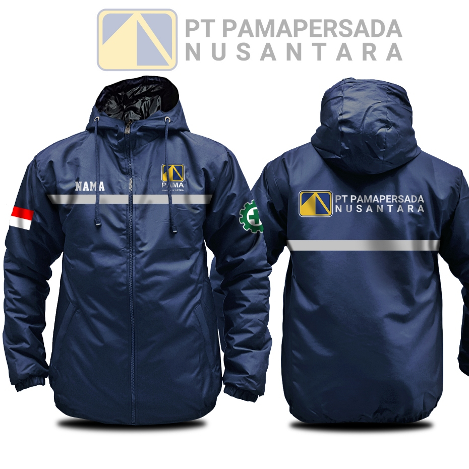 JAKET PT PAMA PERSADA Scotlight Jaket Pria Parasut Semi WF Free Nama Bisa Custom