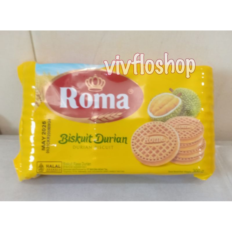 

Roma Biskuit Durian (300 gram)