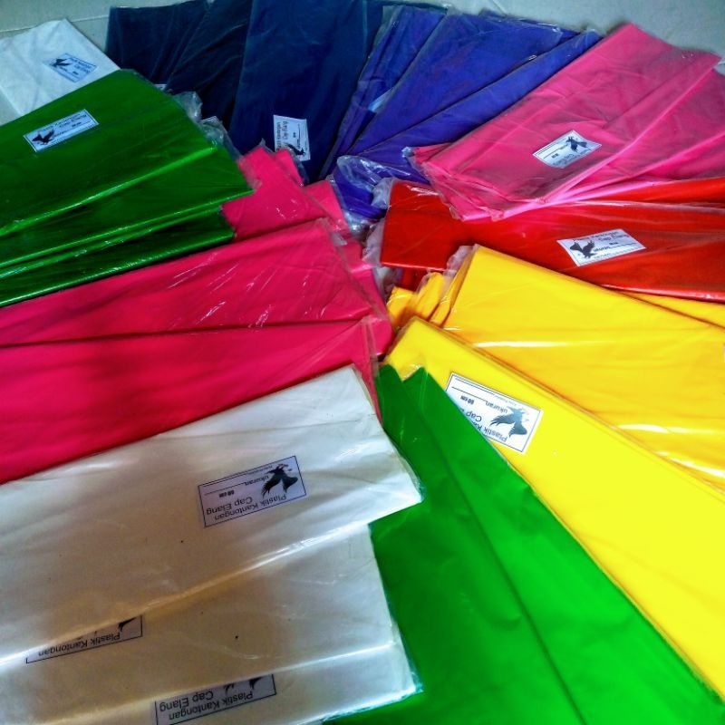 ☑️PROMO☑️ Plastik layangan cap Elang / Plastik Layangan Tebal Pekat Mengkilap