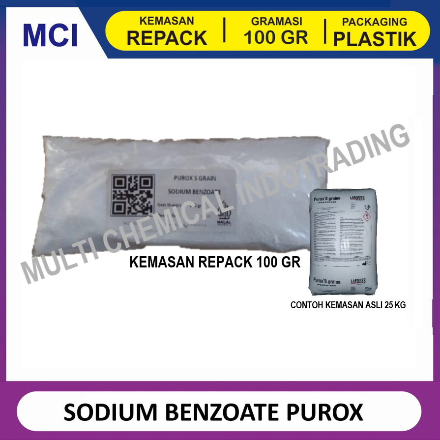 

SODIUM BENZOATRE PUROX ex. HOLLAND || 100gr