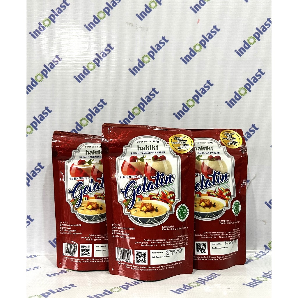 

Hakiki Gelatin Bubuk / Gelatine Powder 100 gr HALAL Ready
