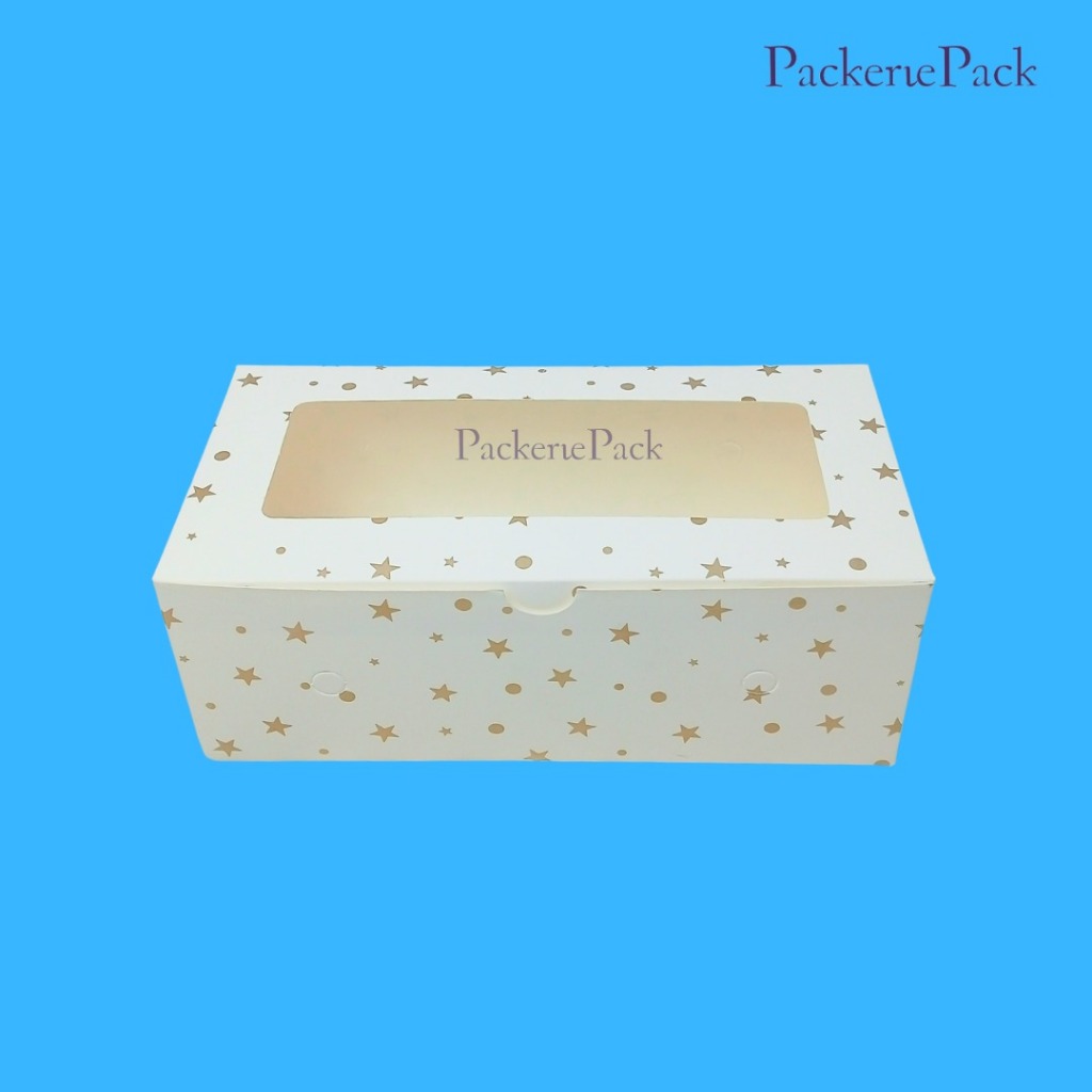 

Dus Kotak Kue Ivory Motif 11x22x8 cm Motif Polkadot Bintang Emas Ivory Premium Jendela 11 x 22 x 8 (10 Pcs)