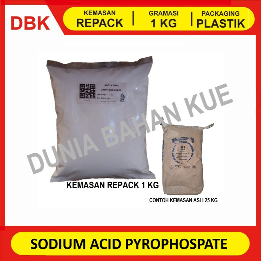 

SODIUM ACID PYROPHOSPATE / SAPP ex. THAILAND - REPACK 1 KG