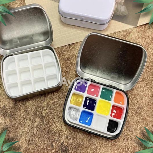

Mini Metal Palette Painting / Palet Lukis Portable / Travel Palette Painting