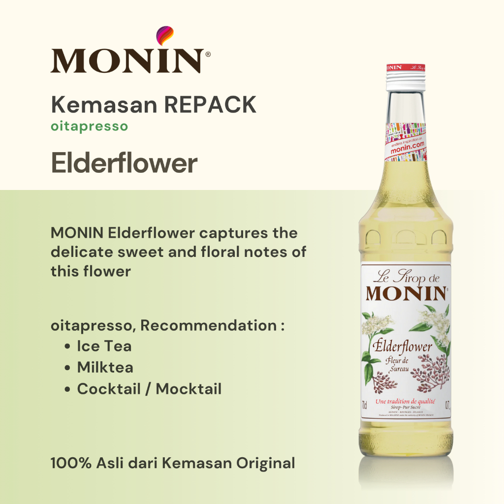 

REPACK - Monin Elderflower Syrup [100] g