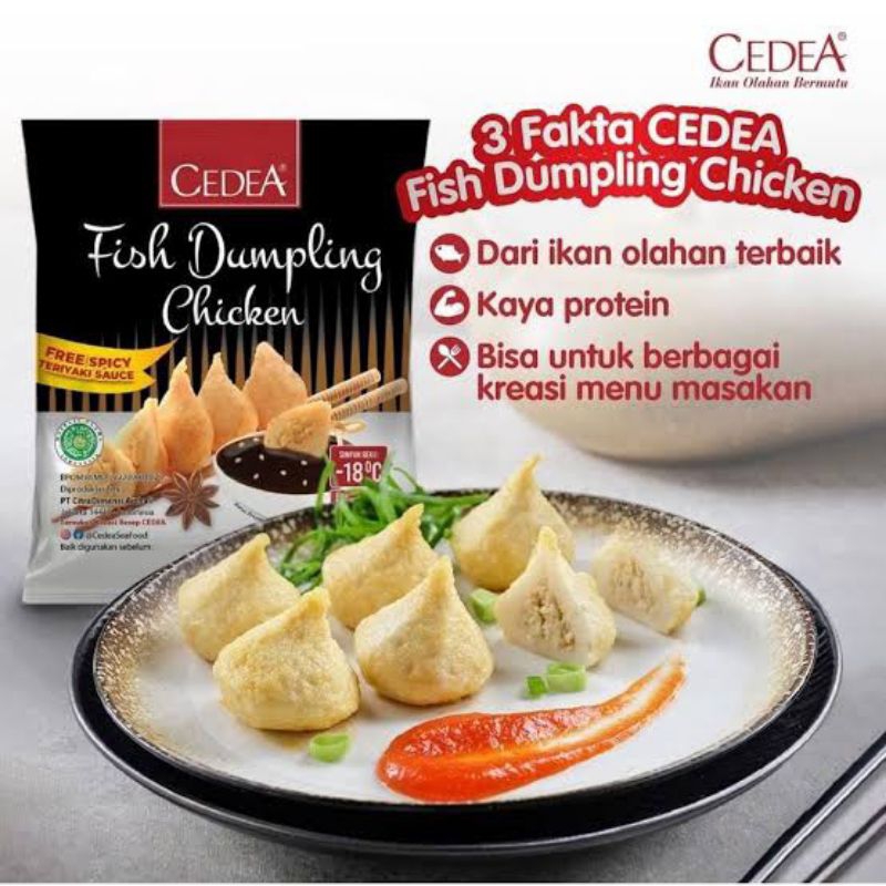 

cedea 250g fisrol,dumping ayam/keju,crab stick