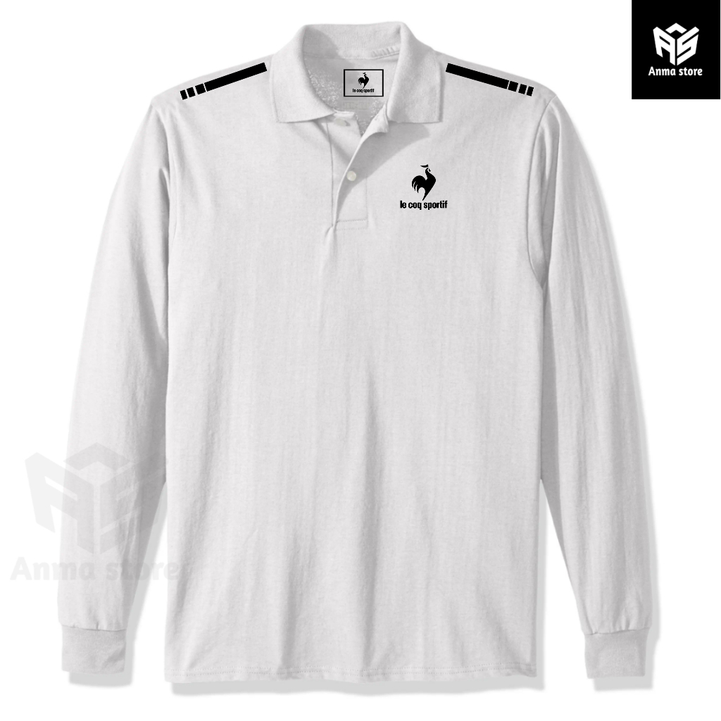 Kaos Kerah Polo shirt Lengan Panjang Le Coq Sportif Newlist