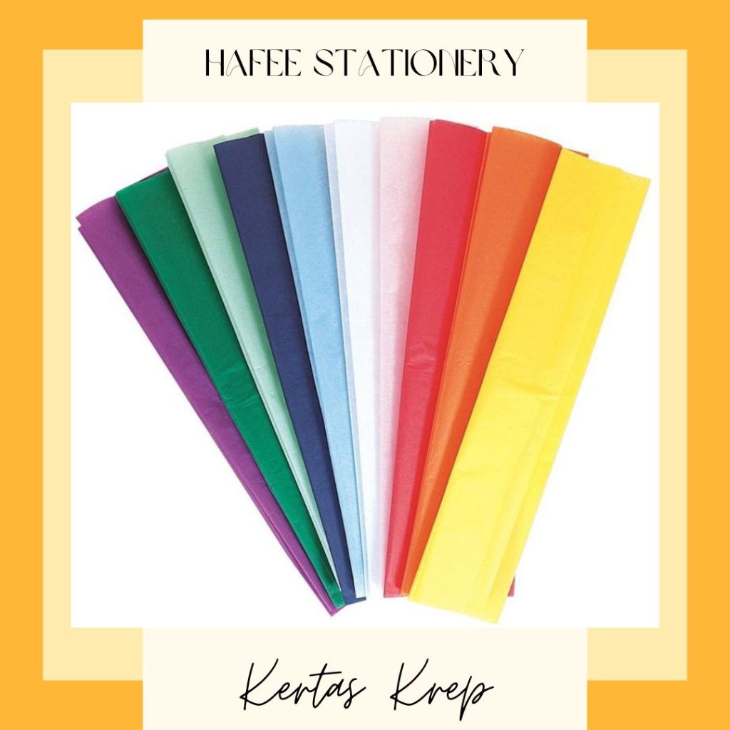 

Kertas Krep / Crep / Crepe (dapat kirim instant bandung)