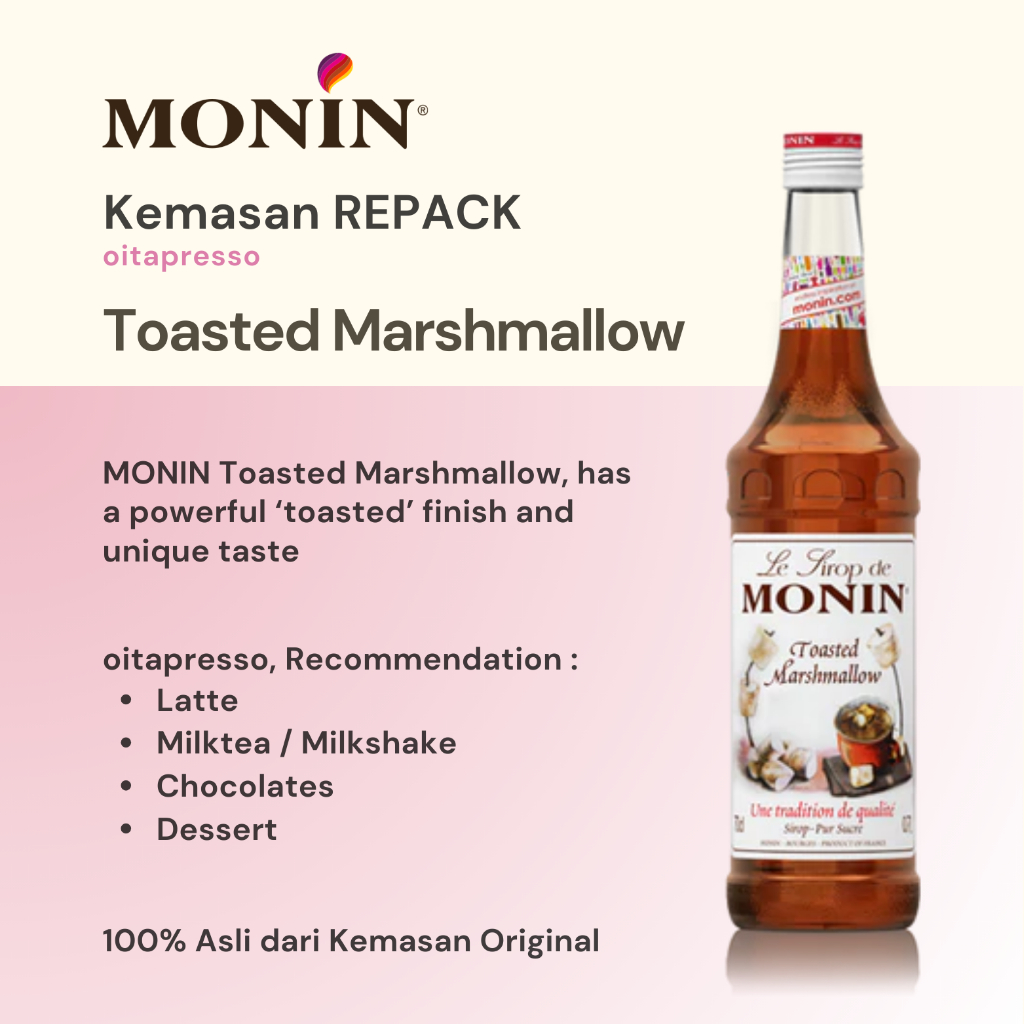 

REPACK - Monin Toasted Marshmallow Syrup [100] g