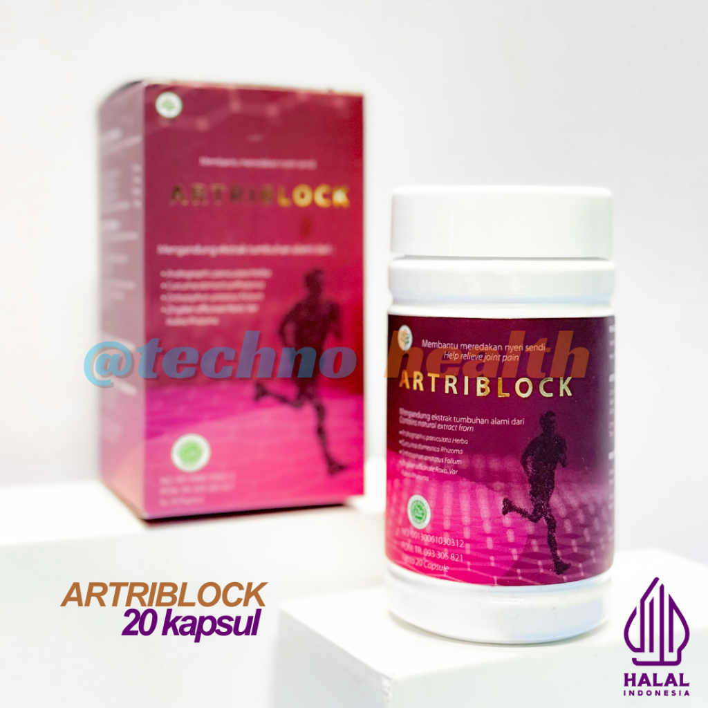 TEKNOHEALTH Artriblock Herbal Sendi Original 20 Kapsul