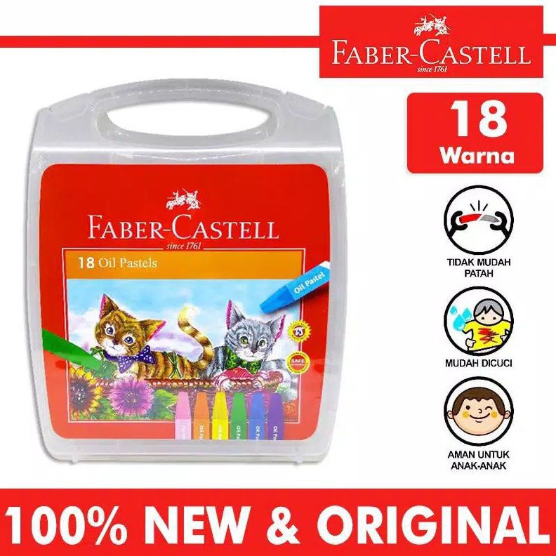 

HOT PROMO Crayon Faber Castell 18 Warna Oil Pastel Ekonomis