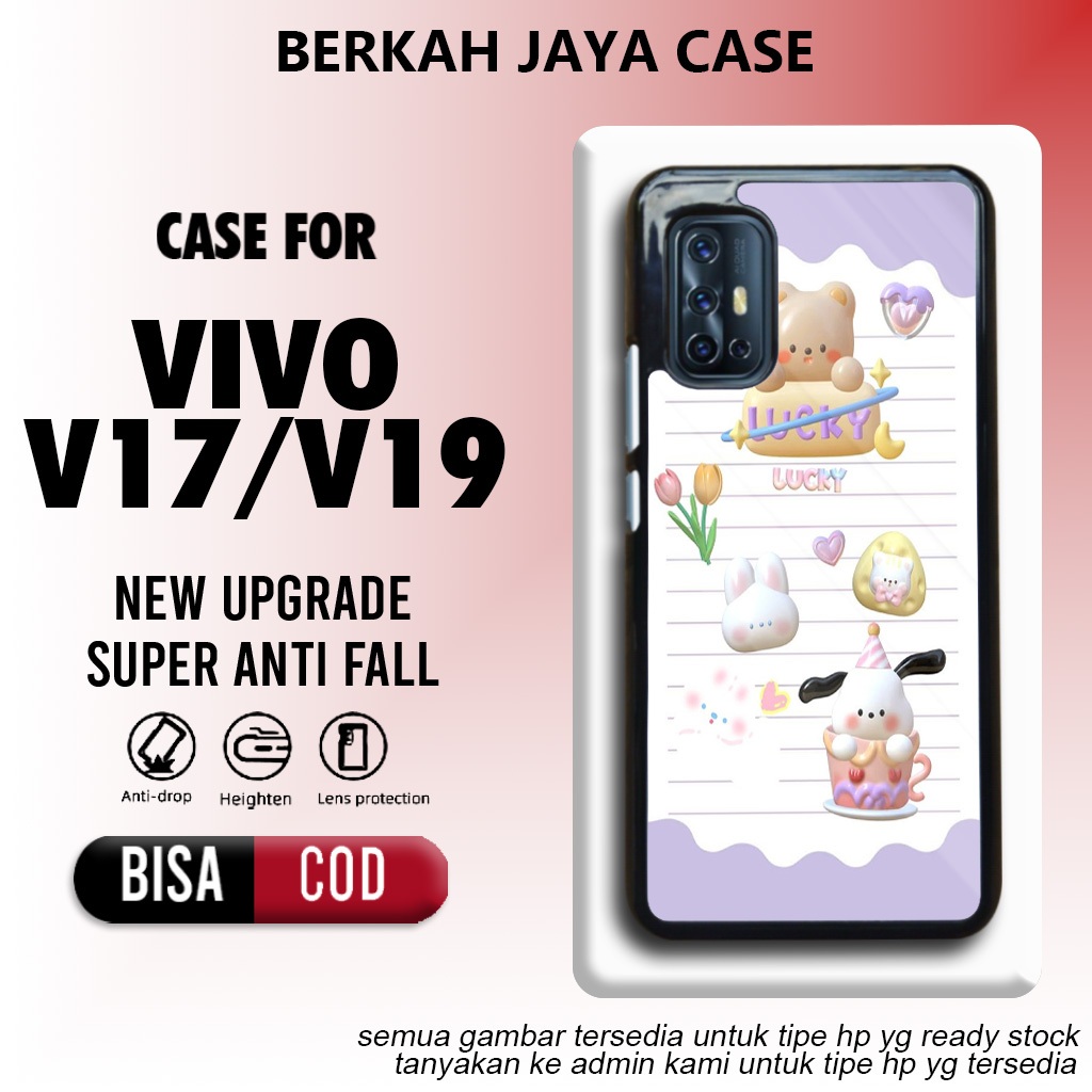 Case Vivo V17 V19 Terbaru - Casing Vivo V17 V19 - Motif Cute 08 - Hardcase Premium Glossy - Softcase