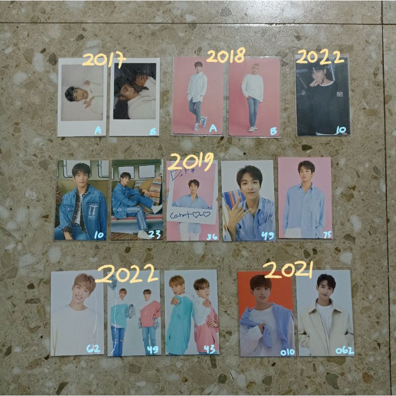 Photocard Pc Caratland 2017 2018 2019 2020 2021 2022 Dokyeom Dk Seokmin Lee SVT Seventeen Sebong Off