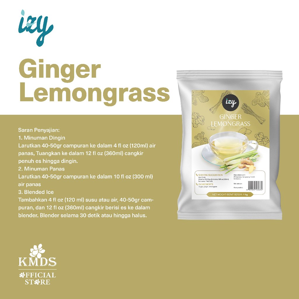 

IZY GINGER LEMONGRASS 1KG