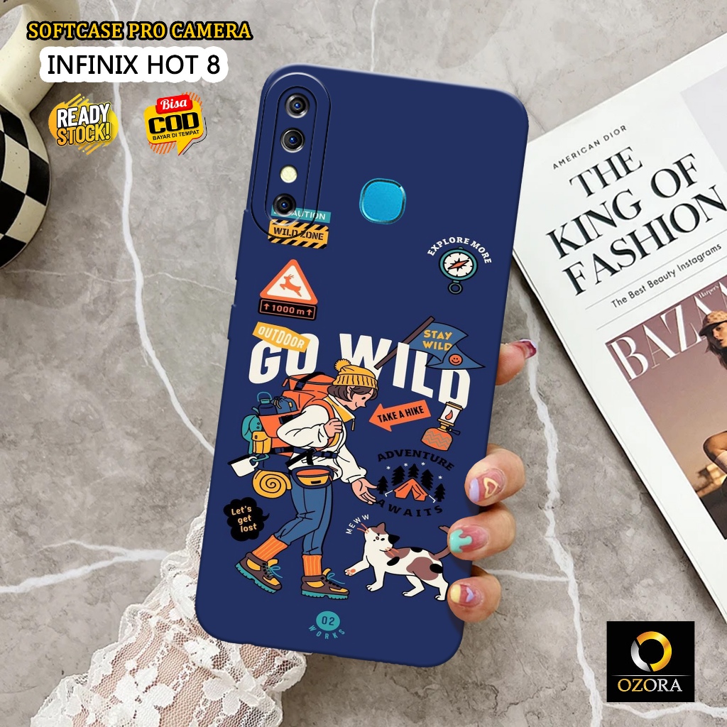 Case Infinix Hot 8 Terbaru - OZORA - Fashion Case Aesthetic - Casing Hp Infinix Hot 8 - Softcase Inf