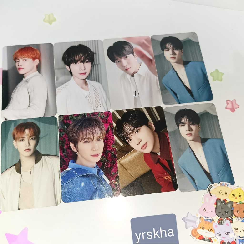 ATEEZ GOLDEN HOUR PHOTOCARD (OFFICIAL) PLATFORM ALBUM PC ATZ WORK 10th mini album Pt. PART 1 SET HON