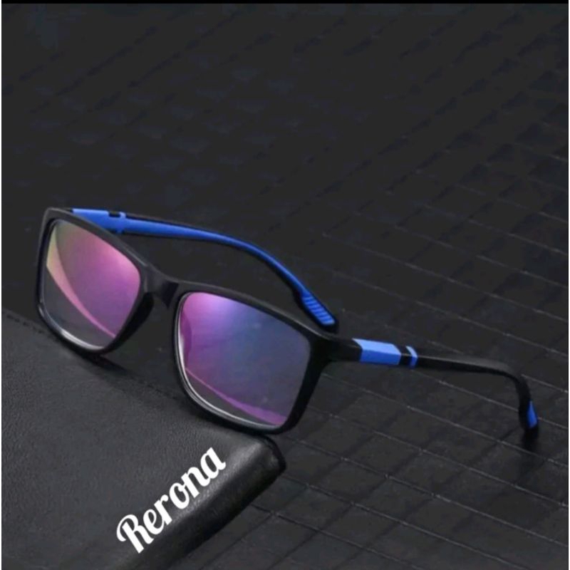 Kacamata Minus Lensa Minus Anti Radiasi Blurey  -.50 s/d -300 Kacamata Mudel Sepot Pria wanita Readi