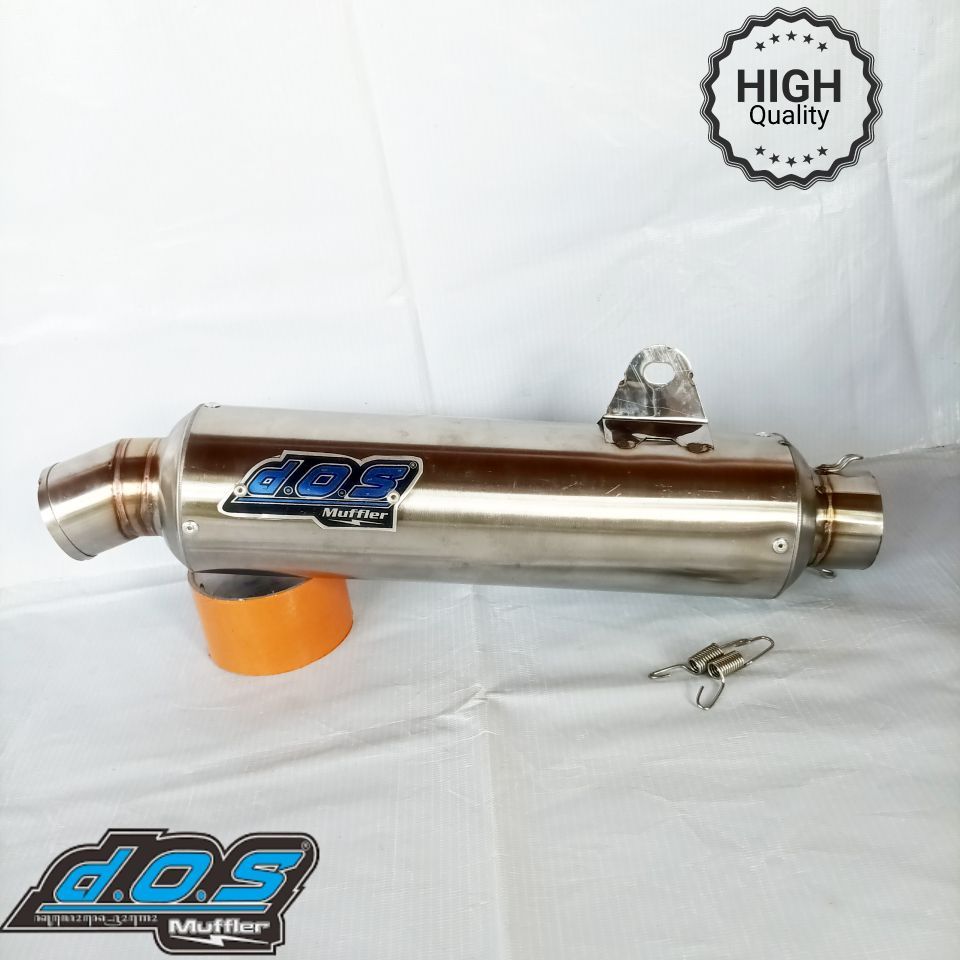 Slincer DOS gp5 5 bulat jenong bass ulem saringan full knalpot racing gl mp cb tiger vixion satria f