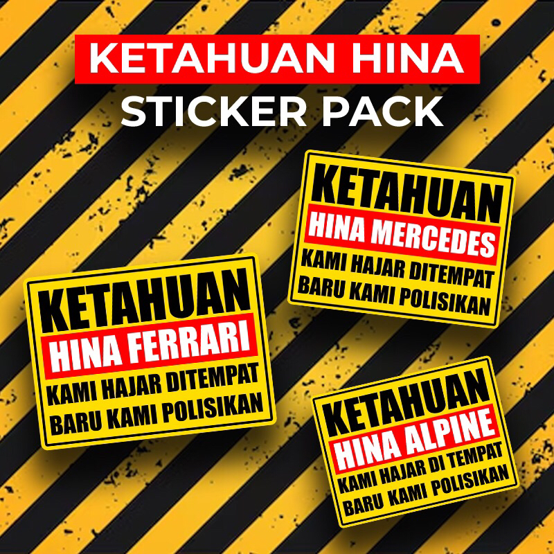 

STICKER F1 KETAHUAN HINA (panjang 8cm) FERRARI, MERCEDES, MCLAREN, REDBULL DAN ALPINE