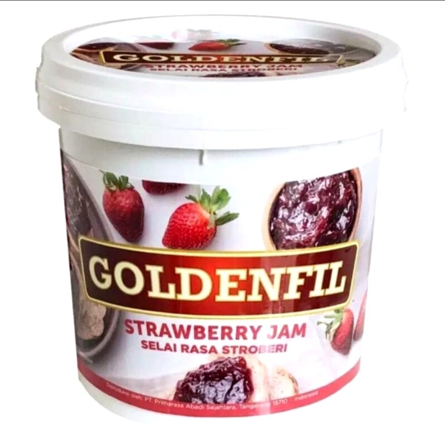 

Goldenfil Strawberry 1kg | Selai Rasa Stroberi