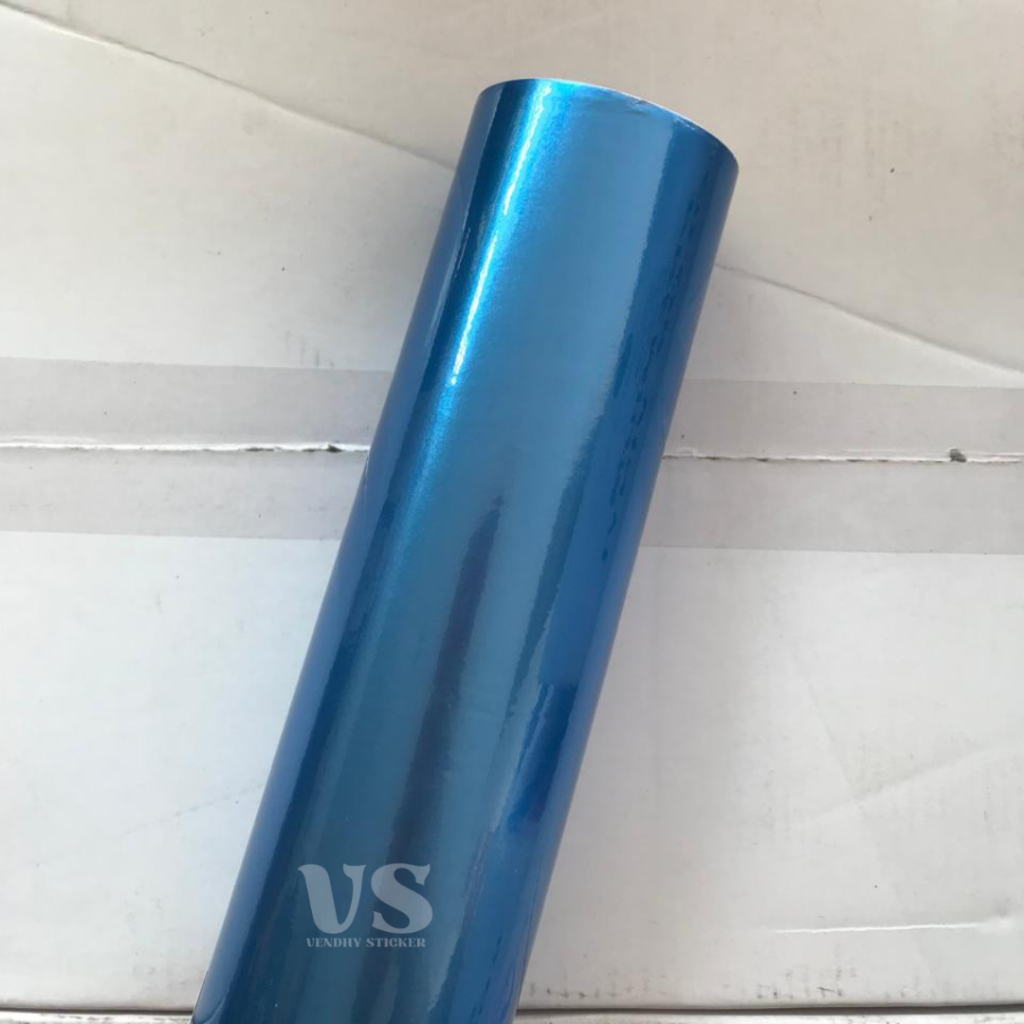 [ECER] Sticker Skotlet Light Blue Candy I Stiker Skotlet Biru Muda Metalic Glossy I Stiker Skotlet B