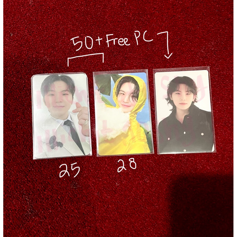 woozi pc photocard carat ver(carver) woozi awan hati woozi nikah