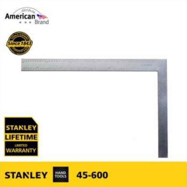 

LUAR BIASA penggaris siku besar Steel Carpenter Square MetricImperial 456 stanley