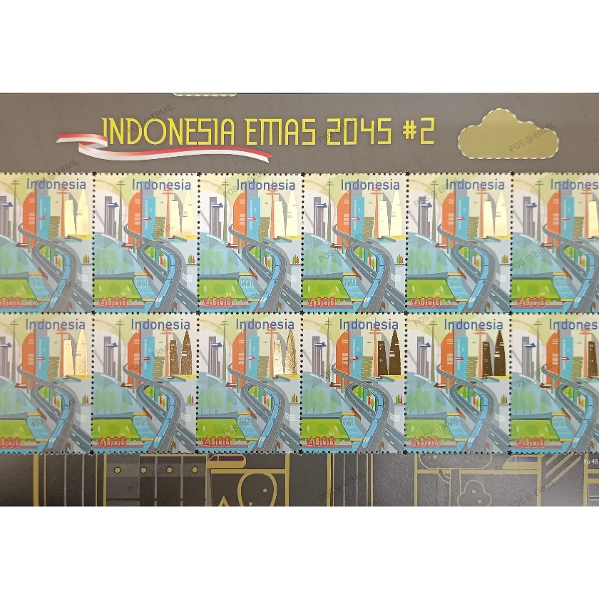 

Eksklusif PERANGKO LEMBARANFULL SHEET RP 4